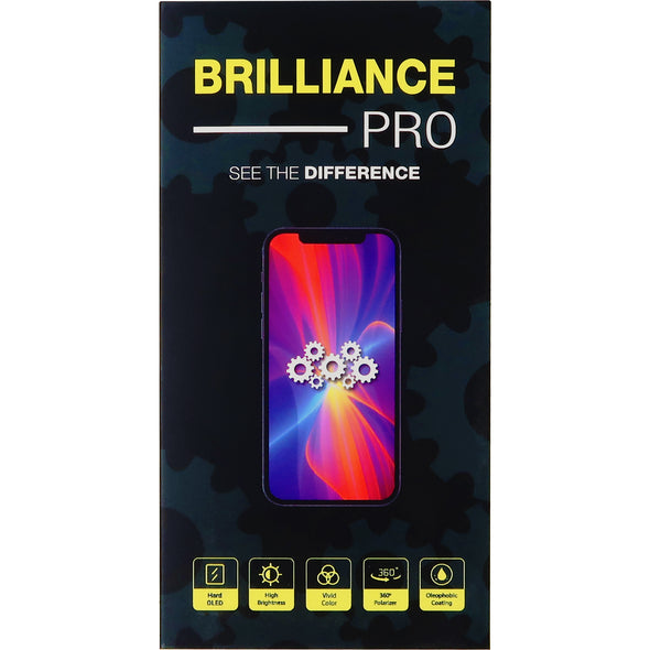 Brilliance Pro Compatible for iPhone 11 LCD with Touch and Back Plate  Black