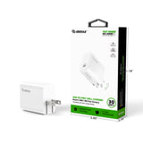 30W PD FAST WALL CHARGER White