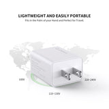 12W 2.4A Dual USB Wall Adapter (12/144) White