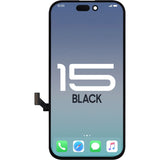 Brilliance Compatible For iPhone 15 Incell LCD With Touch and Back Plate Black