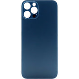 iPhone 12 Back Glass Door With Camera Lens Blue (No Logo)