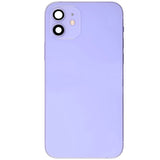 iPhone 12 Back Glass Door With Camera Lens Purple (No Logo)