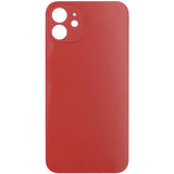 iPhone 12 Back Housing With Small Parts Red (No Logo)