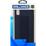 iPhone XR Universal Stand Phone Case Navy Blue