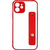 iPhone 12 Two-in-one fine Hole case Red