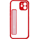 iPhone 12 Two-in-one fine Hole case Red