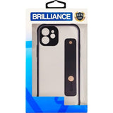 iPhone 12 Two-in-one fine Hole case Black