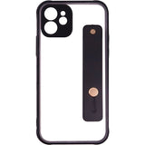 iPhone 12 Two-in-one fine Hole case Black