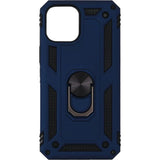 iPhone 12 Sergeant Anti-fall Bracket Armor Case Navy Blue