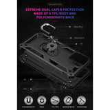 Ring Stand Grip Case for Apple iPhone 13 Pro Max (6.7) (Black)