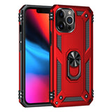 Ring Stand Grip Case for Apple iPhone 13 Pro Max (6.7) (Red)