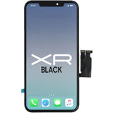 Brilliance Pro Compatible for iPhone XR LCD With Touch and  Back Plate Black