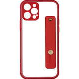 iPhone 11 PRO MAX Two-in-one fine Hole case Red