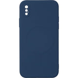 iPhone X Magnetic Wireless Charging Case Navy Blue