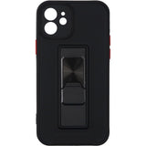 iPhone 12 Two-tone Skin Feel Functional Case Black