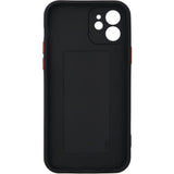 iPhone 12 Two-tone Skin Feel Functional Case Black