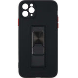 iPhone 11 PRO MAX Two-tone Skin Feel Functional Case Black