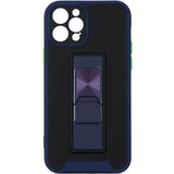 iPhone 12 PRO Two-tone Skin Feel Functional Case Navy Blue