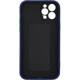 iPhone 12 PRO Two-tone Skin Feel Functional Case Navy Blue