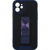 iPhone 12 Two-tone Skin Feel Functional Case Navy Blue