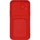 iPhone 12 PRO MAX Push window card case Red