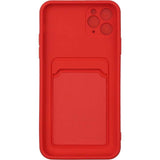 iPhone 11 PRO MAX Push window card case Red