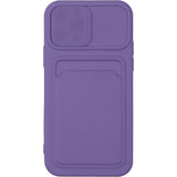 iPhone 12 PRO Push window card case Lavander