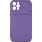 iPhone 12 PRO Push window card case Lavander