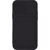 iPhone 12 PRO Push window card case Black