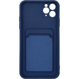 iPhone 11 PRO MAX Push window card case Navy Blue