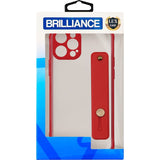 iPhone 12 PRO MAX Two-in-one fine Hole case Red