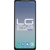 Compatible for LG Stylo 6 LCD with Touch + Frame Blue