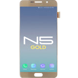 Compatible for Samsung Note 5 LCD With Touch Gold