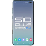 Compatible for Samsung S10 Plus LCD with Touch + Frame Blue Service Pack
