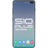 Compatible for Samsung S10 Plus LCD with Touch + Frame Prism Green Premium (Refurbished)