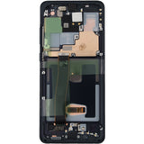 Compatible for Samsung S20 Ultra 5G LCD with Touch + Frame Black Service Pack