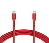 18W Fast Charging Cable (Type C To Type C) 10FT (Red)