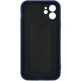 iPhone 12 Two-tone Skin Feel Functional Case Navy Blue