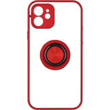 iPhone 12 Eagle Eye Skin Feeling Case Red