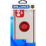 iPhone 12 Eagle Eye Skin Feeling Case Red