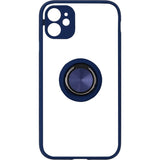 iPhone 12 Eagle Eye Skin Feeling Case Navy Blue