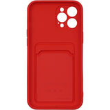 iPhone 12 PRO MAX Push window card case Red