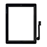 Compatible for iPad 4 Digitizer With Home Button Black