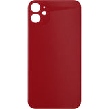 iPhone 11 Back Glass Door Without Camera Lens Red (No Logo)