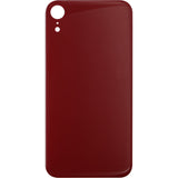 iPhone XR Back Glass Without Camera Lens Red (No Logo)