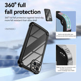 Clear Armor Plate Slim Edge Bumper Case for Apple iPhone 14 [6.1] (Black)