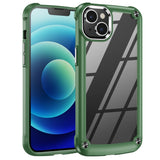 Clear Armor Plate Slim Edge Bumper Case for Apple iPhone 14 [6.1] (Green) (Sale)