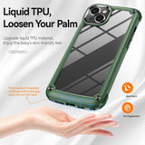 Clear Armor Plate Slim Edge Bumper Case for Apple iPhone 14 Plus [6.7] (Green) (Sale)