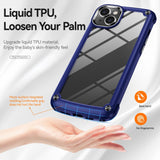 Clear Armor Plate Slim Edge Bumper Case for Apple iPhone 14 Plus [6.7] (Navy Blue) (Sale)