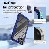 Clear Armor Plate Slim Edge Bumper Case for Apple iPhone 14 Plus [6.7] (Navy Blue) (Sale)